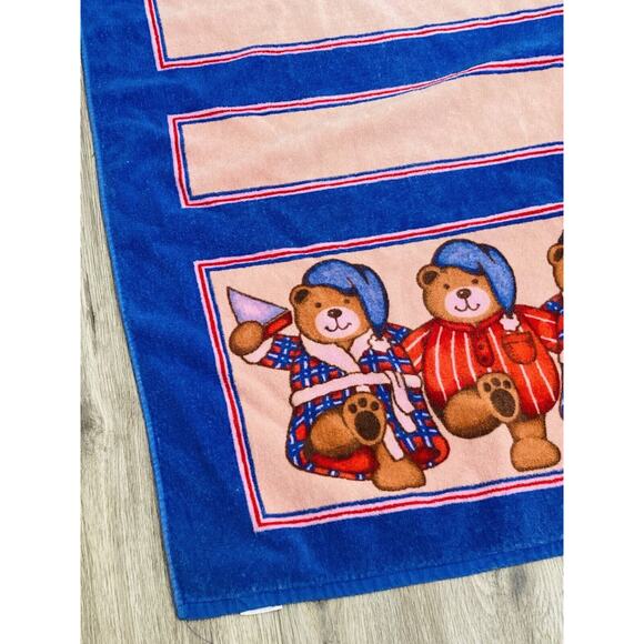 Vintage BARTH & DREYFUSS The Bathworks Kids Bear Sleepy Bath Towel Bedtime Child - Picture 5 of 10